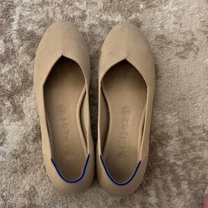 Rothy's The Flat in Ecru size 9